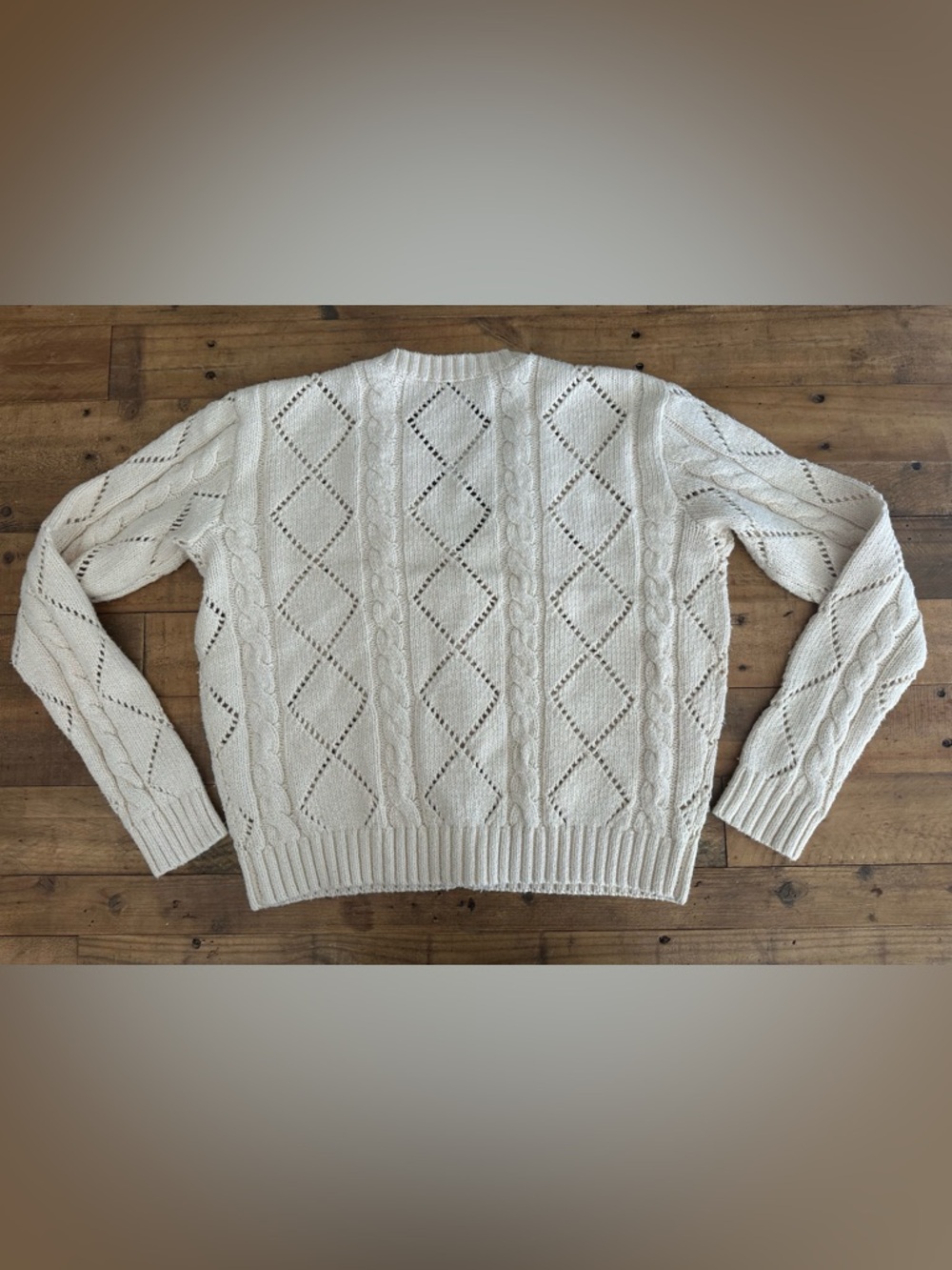 Brandy Melville Cream Button-Up Cardigan Sweater - Picture 2 of 3